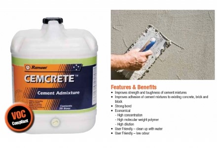 RAMSET CEMCRETE WHITE 20LTR (CMCRL20)